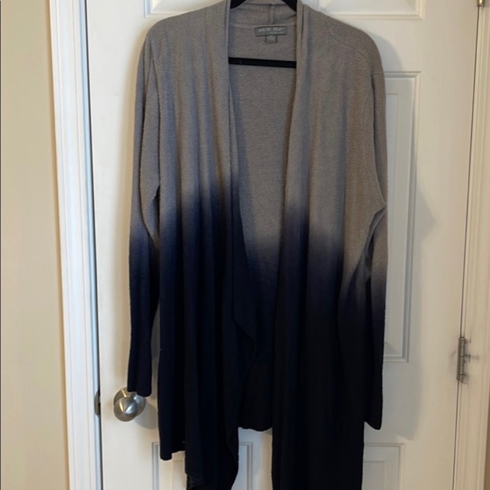 Barefoot Dreams ombré waterfall cardigan 3X